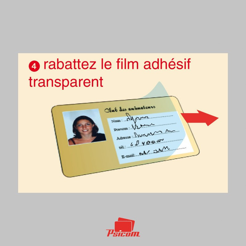 Mode emploi carte a rabat plastique 4