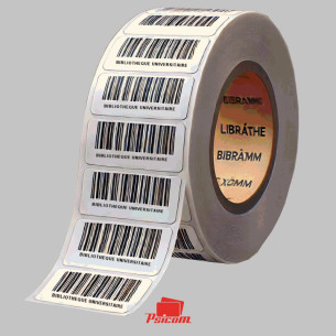 Etiquettes codes barres adhésives 2