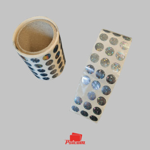 Etiquettes sécuritaires holographiques psicom