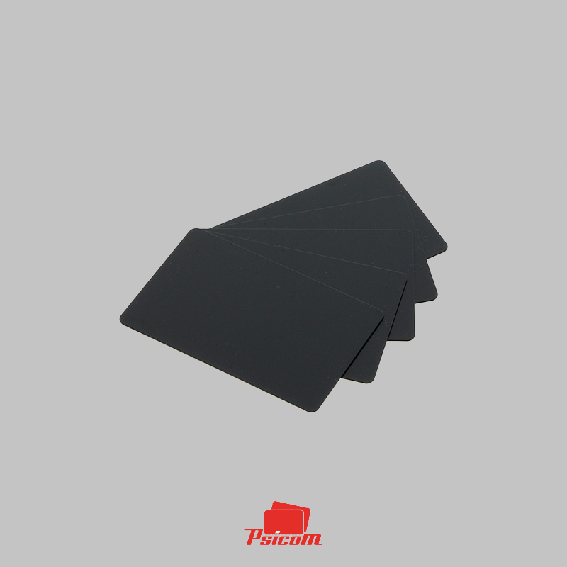 cartes mates noire format CR80 Edikio