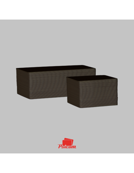 cartes noires mates longue edikio