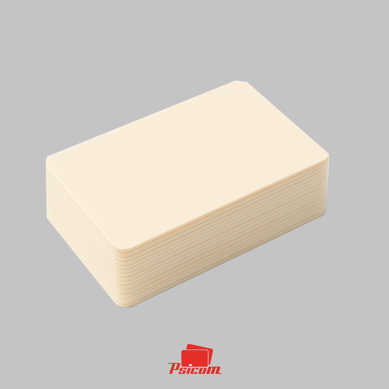 cartes plastiques créme - psicom