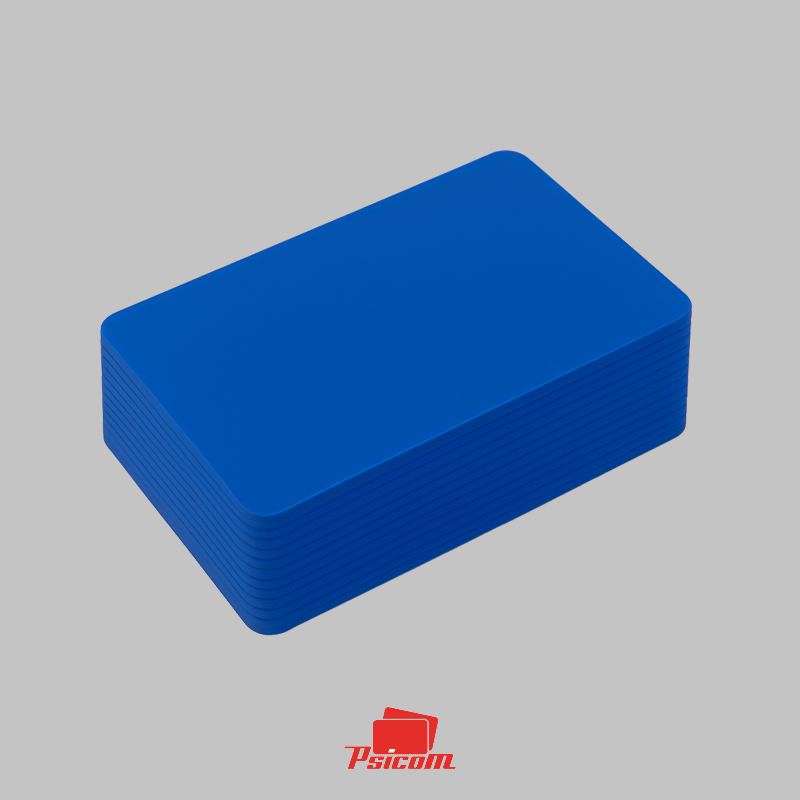 Carte plastique couleur