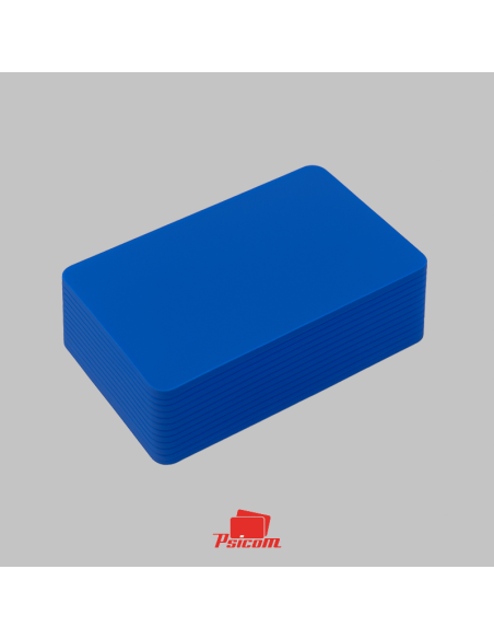 Carte plastique couleur