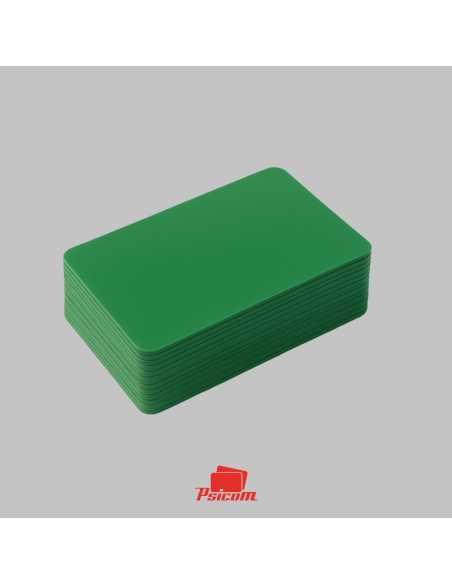cartes plastiques vertes - psicom