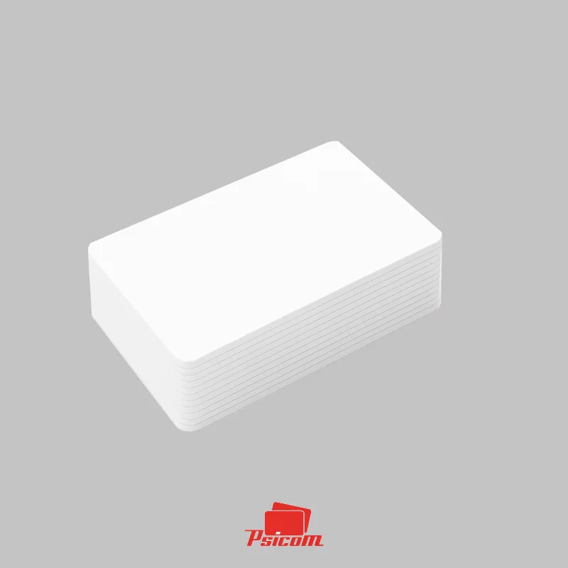 cartes blanches pvc laminées psicom