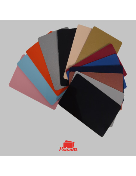 CARTES PLASTIQUES COULEURS PSICOM