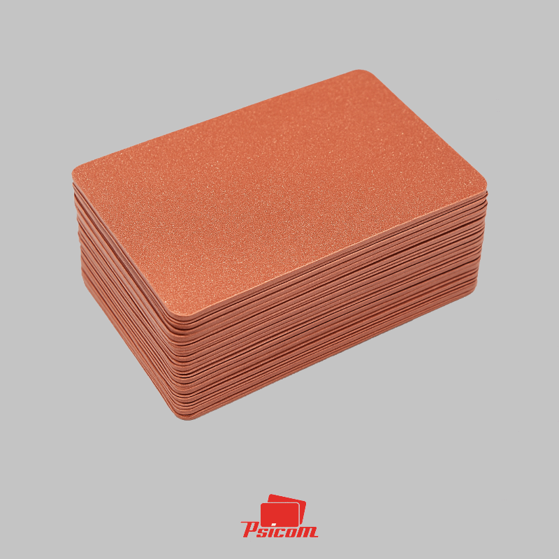 carte pailleté bronze psicom