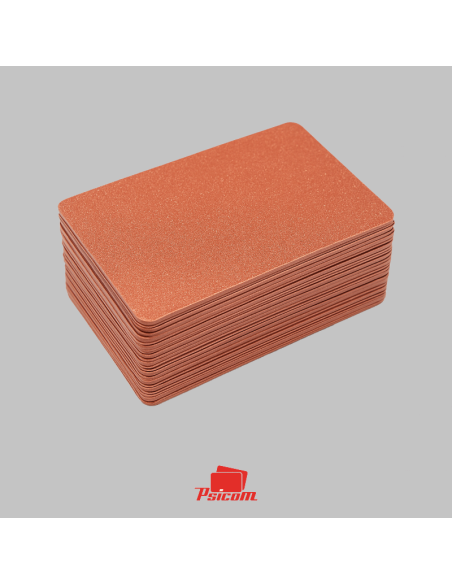 carte pailleté bronze psicom