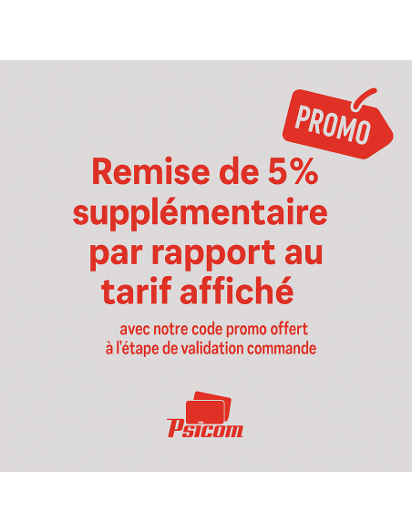 Remise psicom sur BADGY