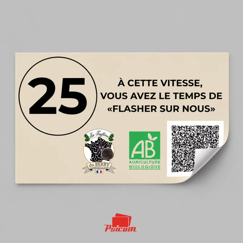 Sticker extérieur haute résistance personnalisé