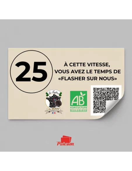 Sticker extérieur haute résistance personnalisé