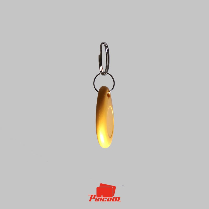 Tag Rfid jaune - Porte clés - PSICOM