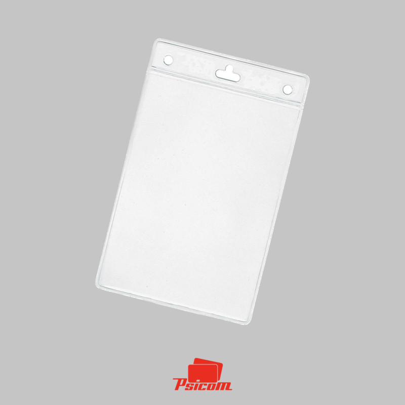 Porte badge souple vertical grand format - PSICOM