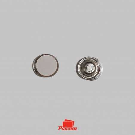 Clip aimantée rond adhésif pour carte plastique - PSICOM