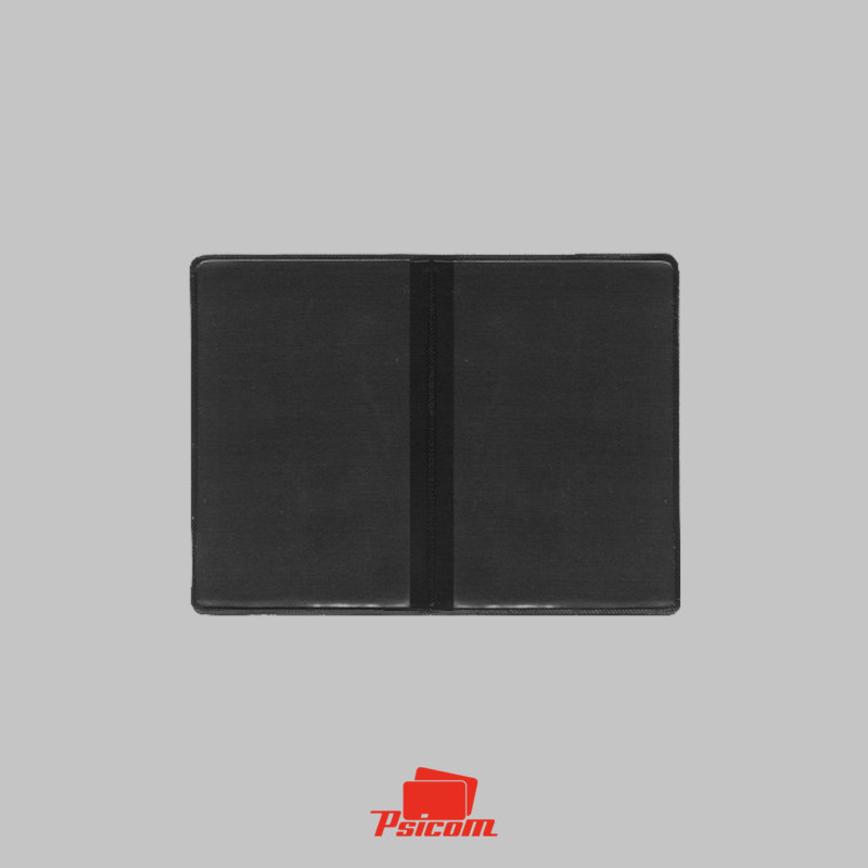 Etui souple noir 2 cartes format CB - PSICOM