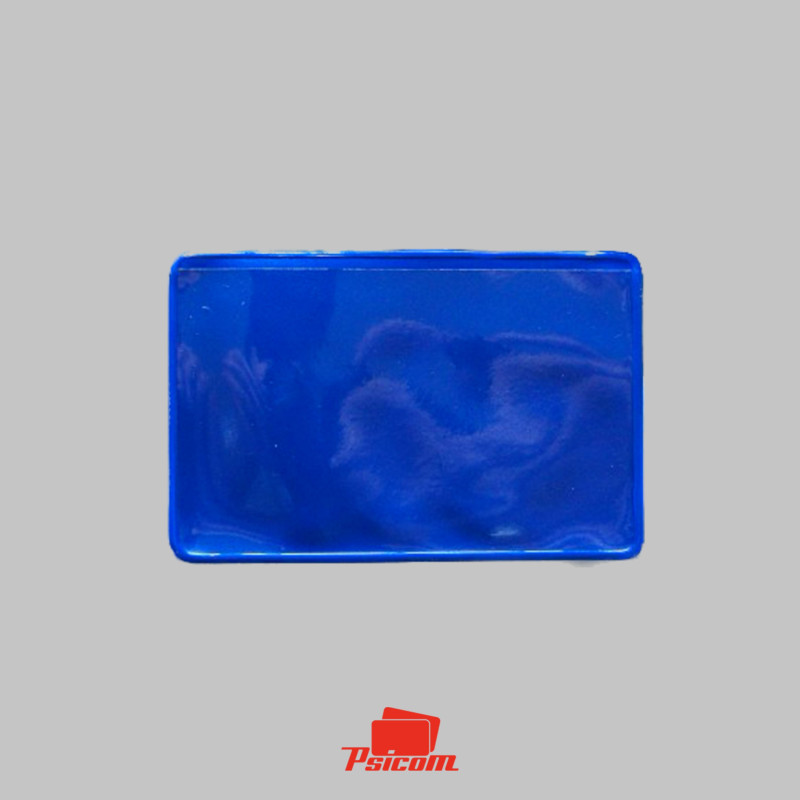 Etui souple bleu 1 carte format CB - PSICOM