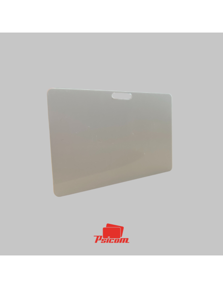 Carte plastique perforation oblongue - PSICOM