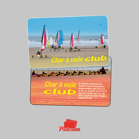 Carte plastique format CB - PSICOM