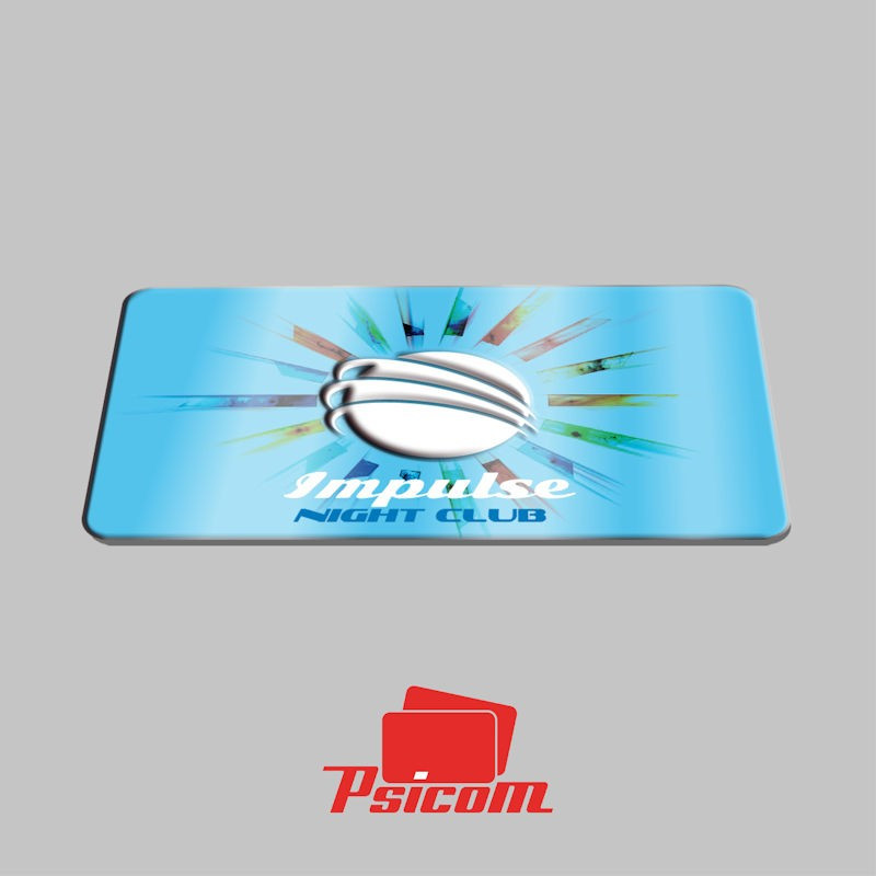 Carte plastique verni 3d - PSICOM