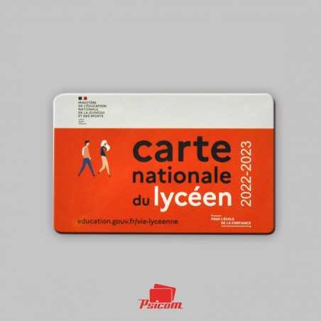 Carte nationale du lycéen pvc - PSICOM