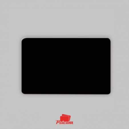 carte plastique couleur teinté dans la masse noire mate - PSICOM