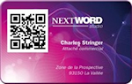 carte plastique QR CODE
