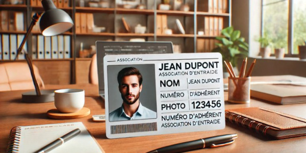 La carte d'adhérent est incontournable pour les associations, les clubs, les entreprises, etc.