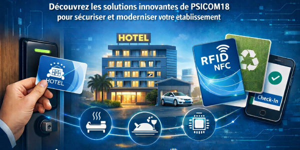 La carte clé RFID pour les hôtels : découvrez les solutions innovantes de PSICOM18