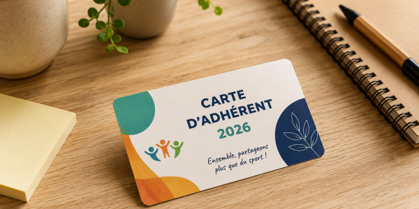 La carte d'adhérent fait sa rentrée 2026 !