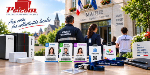 Cartes, badges et solutions d’identification pour les collectivités locales