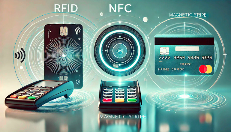 Guide sur différentes technologies de cartes plastiques : RFID, NFC, piste magnétiques.