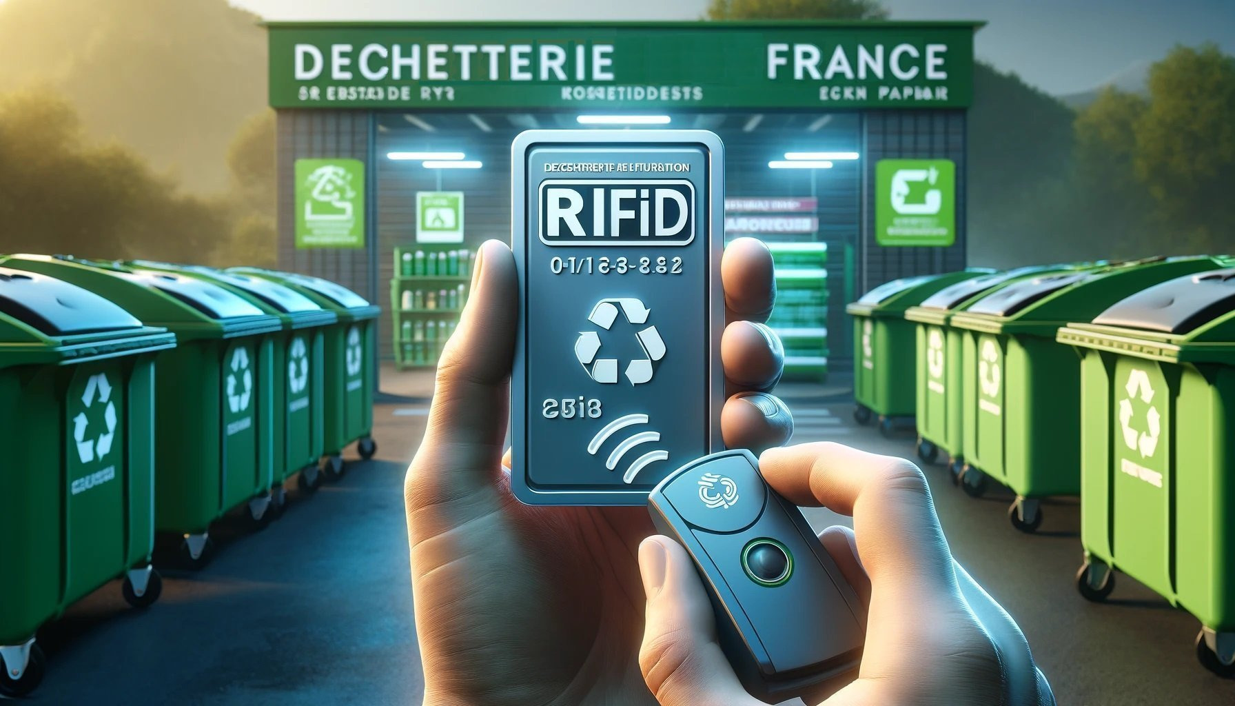 Cartes RFID pour déchetteries : expertise, qualité et solutions complètes chez PSICOM