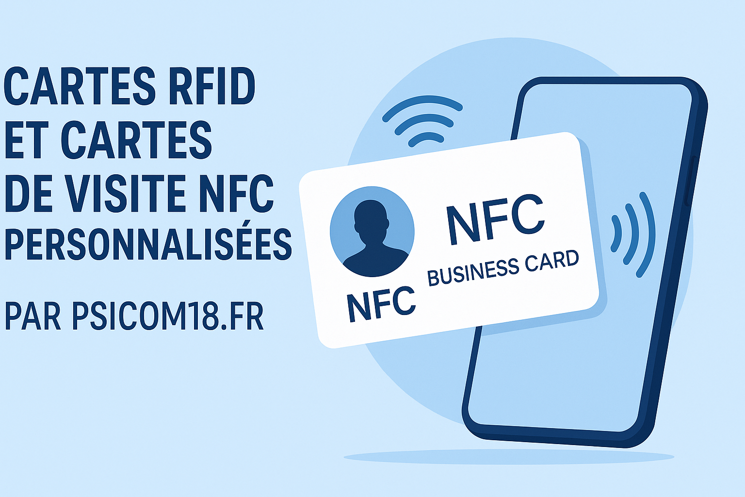 Cartes RFID et cartes de visite NFC : le futur de la communication professionnelle – par PSICOM18.FR